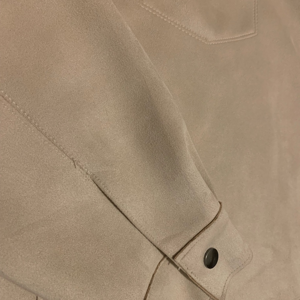 Good condition Truth by Republic faux suede jacket 💛 - Picture 3 of 12